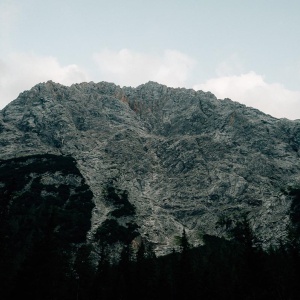 Der pco Gipfelsturm - Bergfront aus Sicht der Reintalangerhütte